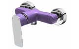 RIO VIOLET 4145V Sprchová vodovodná batéria bez príslušenstva, CHROM/FIALOVÁ, rozstup 150mm